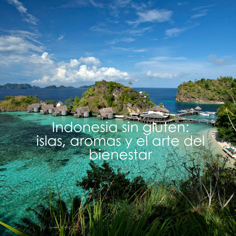 viajar sin gluten Indonesia